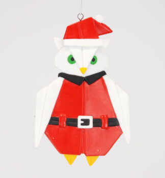 Owl Origami Christmas Ornament