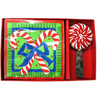 Candy Cane Napkin and Spreader