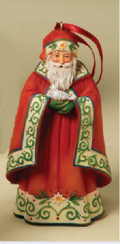 Peace Dove With Santa Ornament