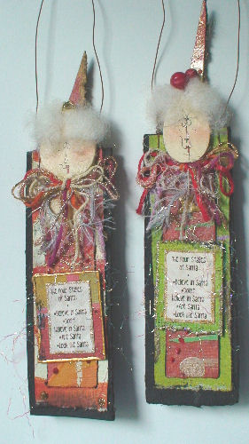 'Four Stages of Santa'' Ornament