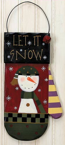 Snowman Mitten Christmas Decoration