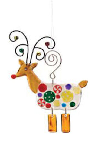 Candy Reindeer Christmas Ornament