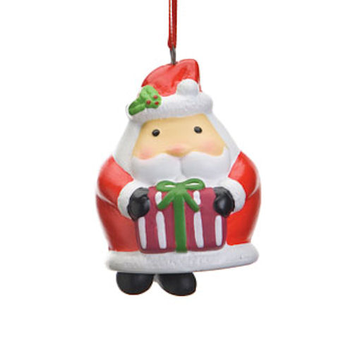 Santa Bell Christmas Ornament - Happy Holidayware