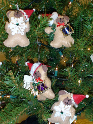 Teddie Bear Christmas Ornament