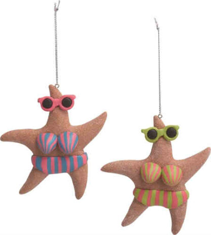 Beachy Starfish Ornament - Happy Holidayware