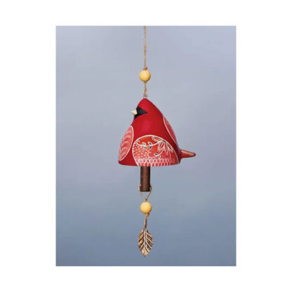 Cardinal Ceramic Bell Ornament 2