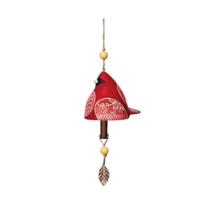 Cardinal Ceramic Bell Ornament