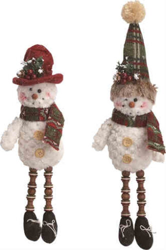 Plush Snowmen ornaments