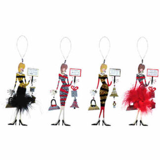 Holiday Diva Christmas Ornaments