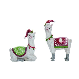 Resin Llama Figurines