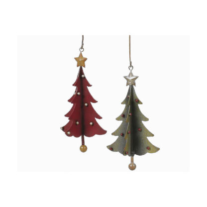 Metal Tree Christmas Ornaments