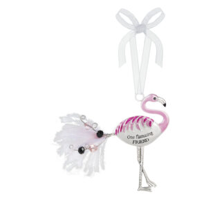 One flamazing Friend Flamingo Ornament