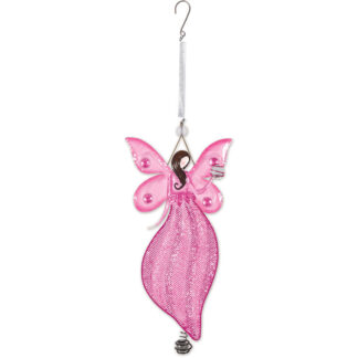 Pink Bouncy Fairy Ornament