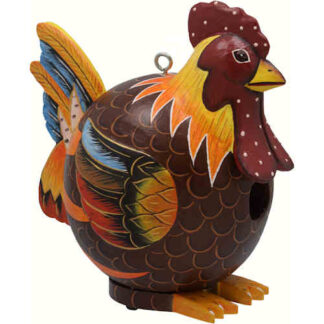 Rooster Shaped Birdhouse