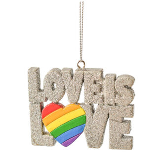 Sand Love Is Love Ornament