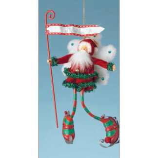 Santa Flurrie Christmas Ornament