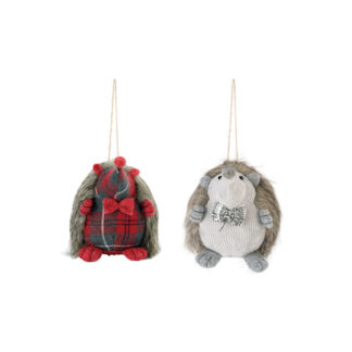 Soft Hedgehog Ornaments